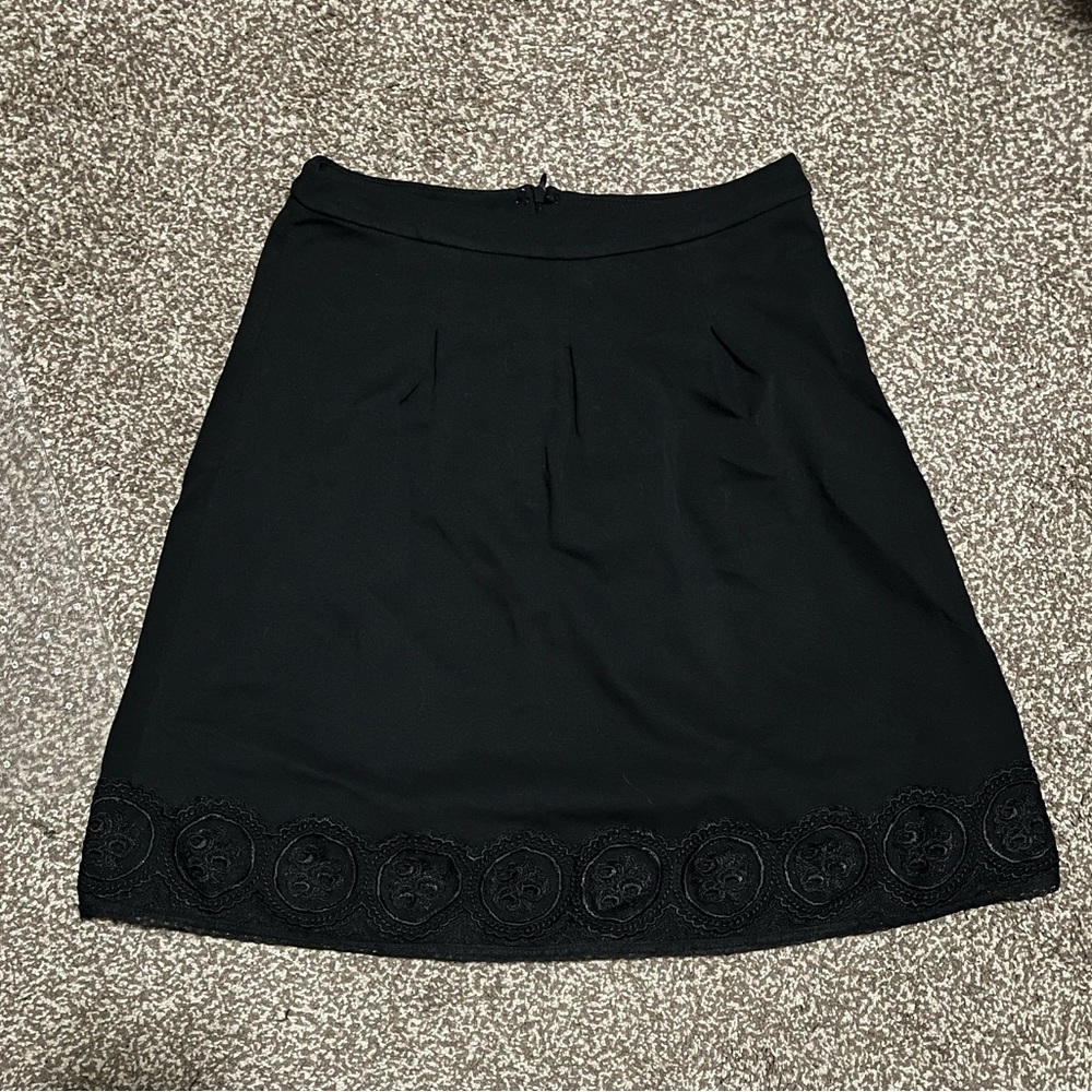 Vive Maria black knee-length midi skirt